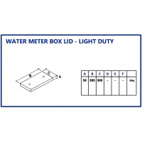 Water Meter Box Lid - Light Duty
